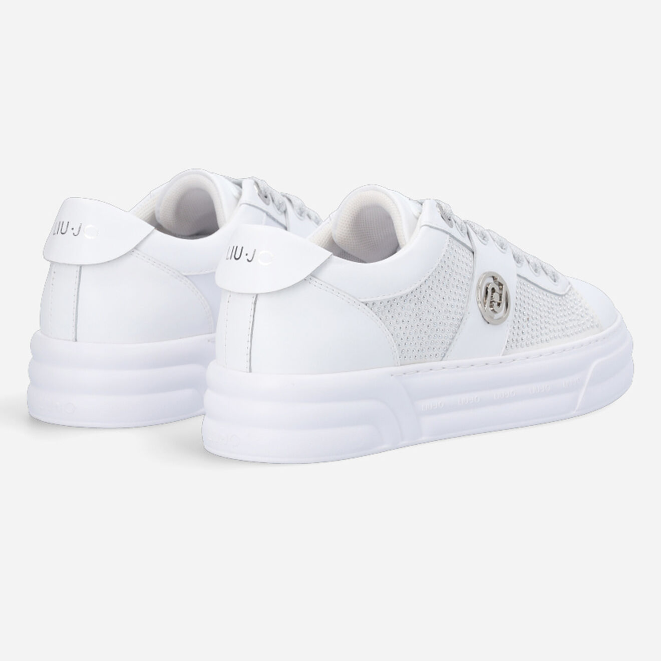 Liu-Jo Sneakers en Cuir Cleo blanches