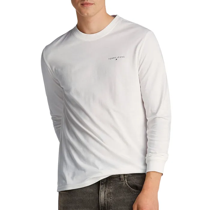 Tommy Hilfiger Slim Linear Chest Logo Longsleeve Shirt Heren