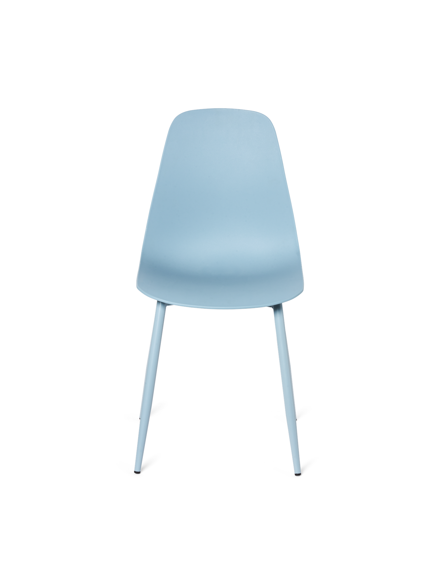 Stol | Jern/polypropylen. 40 x 47 x 87 cm. | Smokey Blue