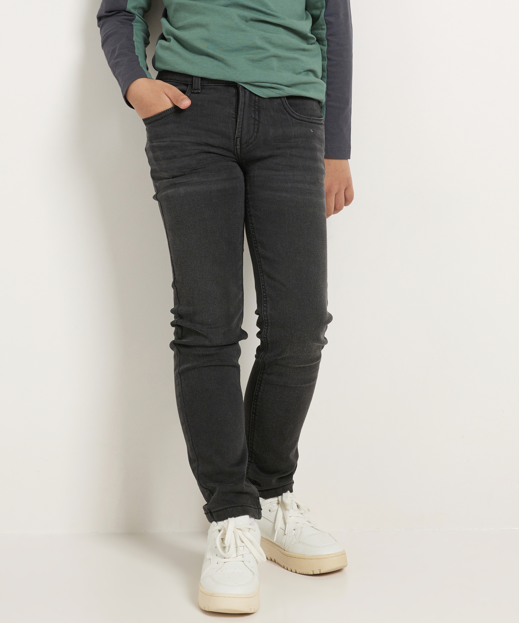 slim fit jogg jeans - zwart