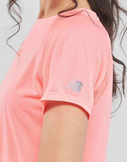 New Balance - PRINTED IMPACT RUN SHORT SLEEVE - Rose
