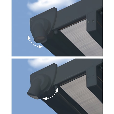 Palram - Canopia Feria terrasseoverdækning 9,0 m2 - antracit