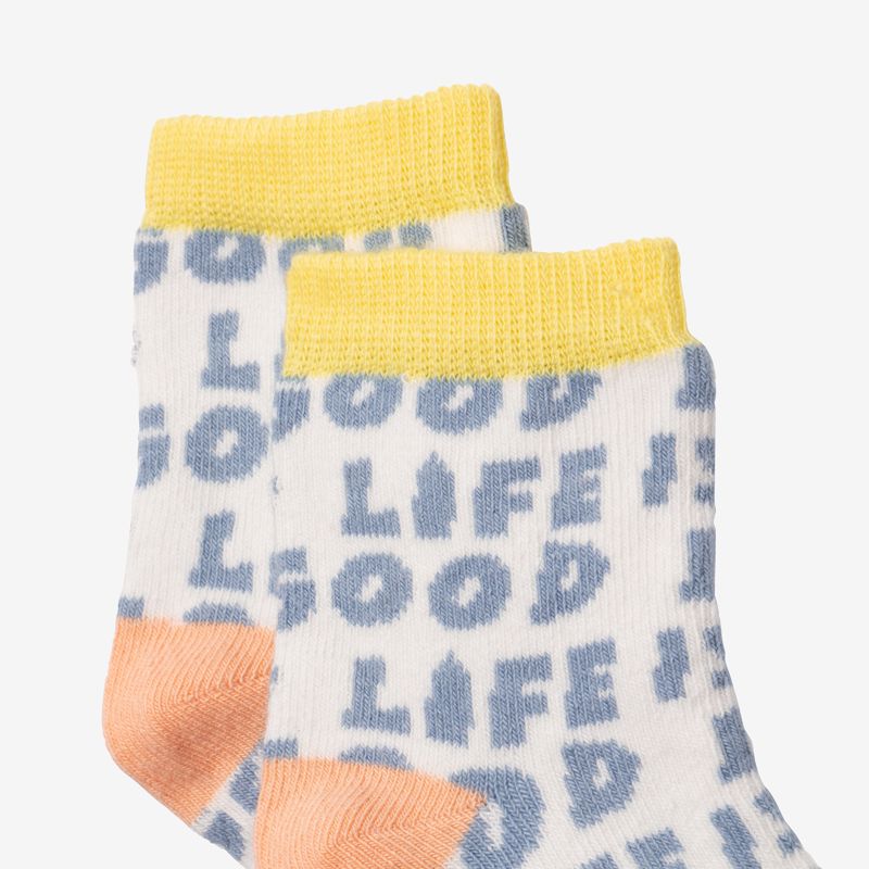 Chaussettes bébé garçon typo beige Catimini Beige