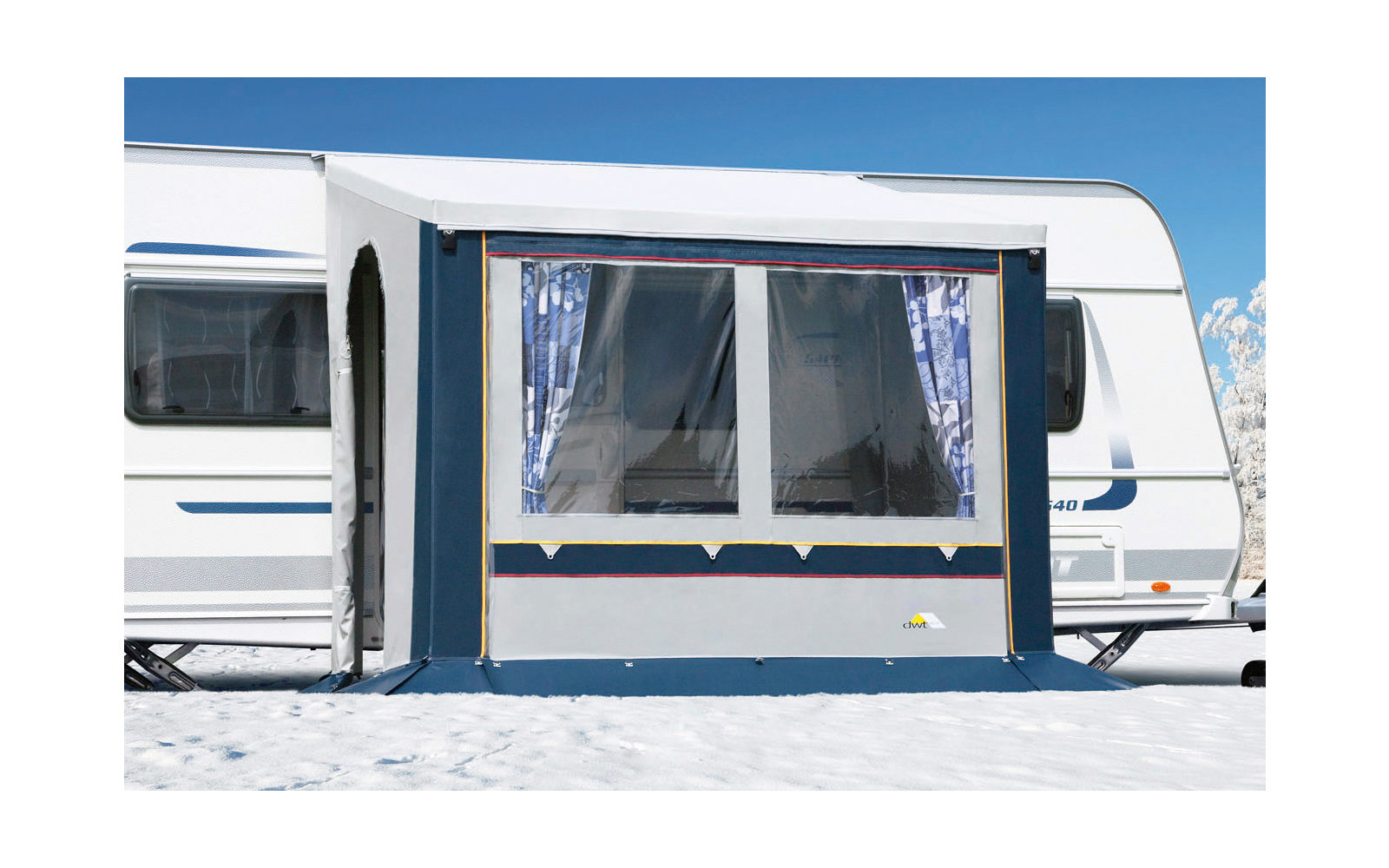 DWT Cortina II Ganzjahresvorzelt Blau 200 x 150 cm