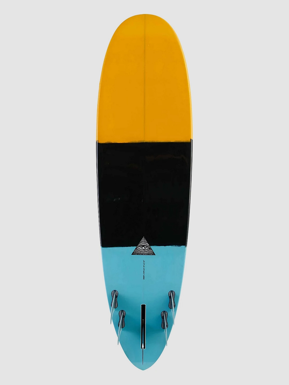 Light Drop Resin Tint Surfboard orange/black/blue