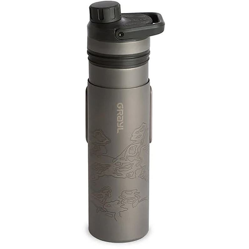 Grayl UltraPress Purifier Titanium Wasserfilter Flasche