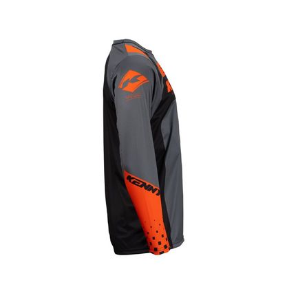 Maillot cross Kenny TRACK FOCUS ENFANT - Orange / Noir
