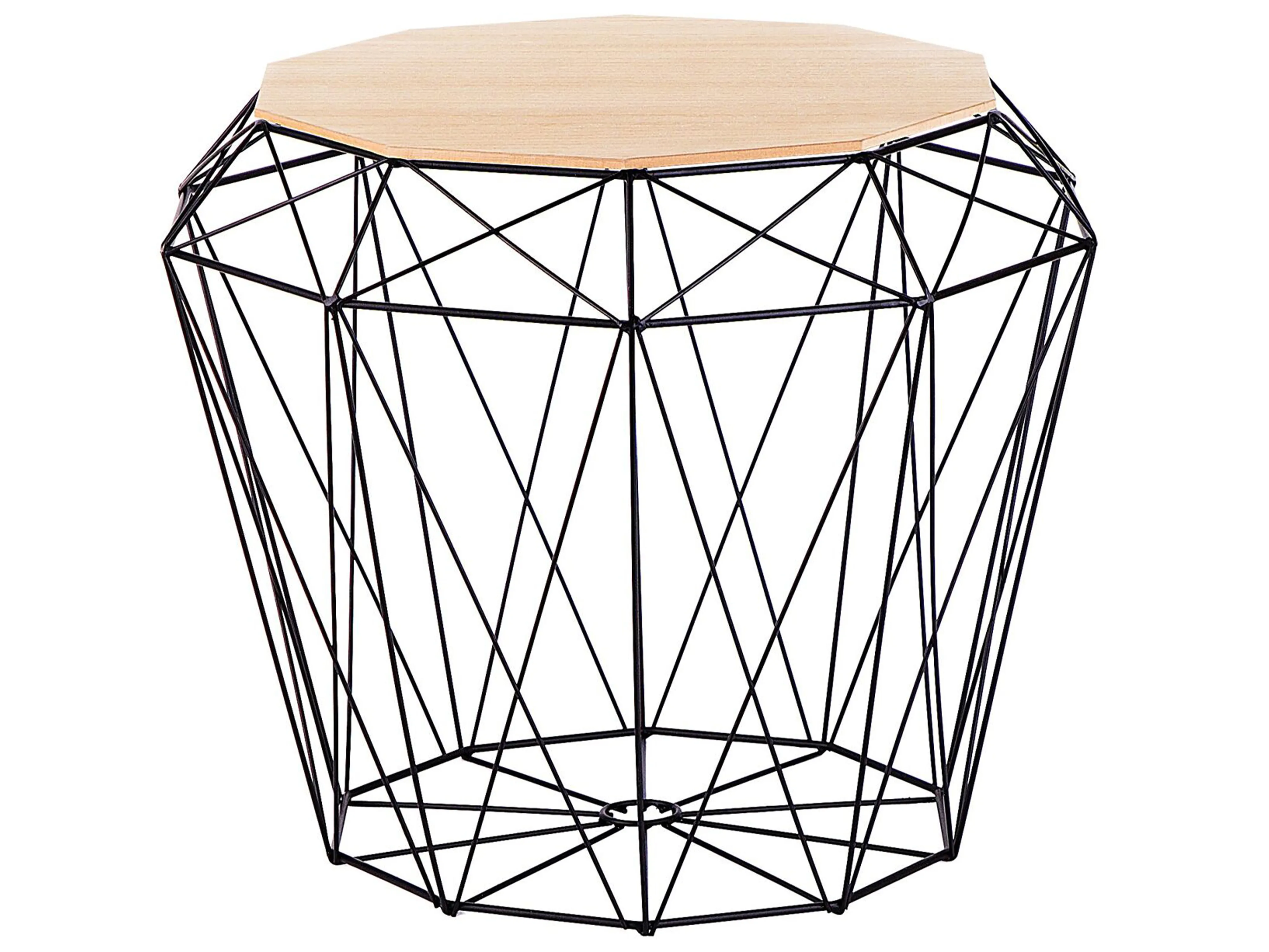 Bijzettafel ELIDA Zwart