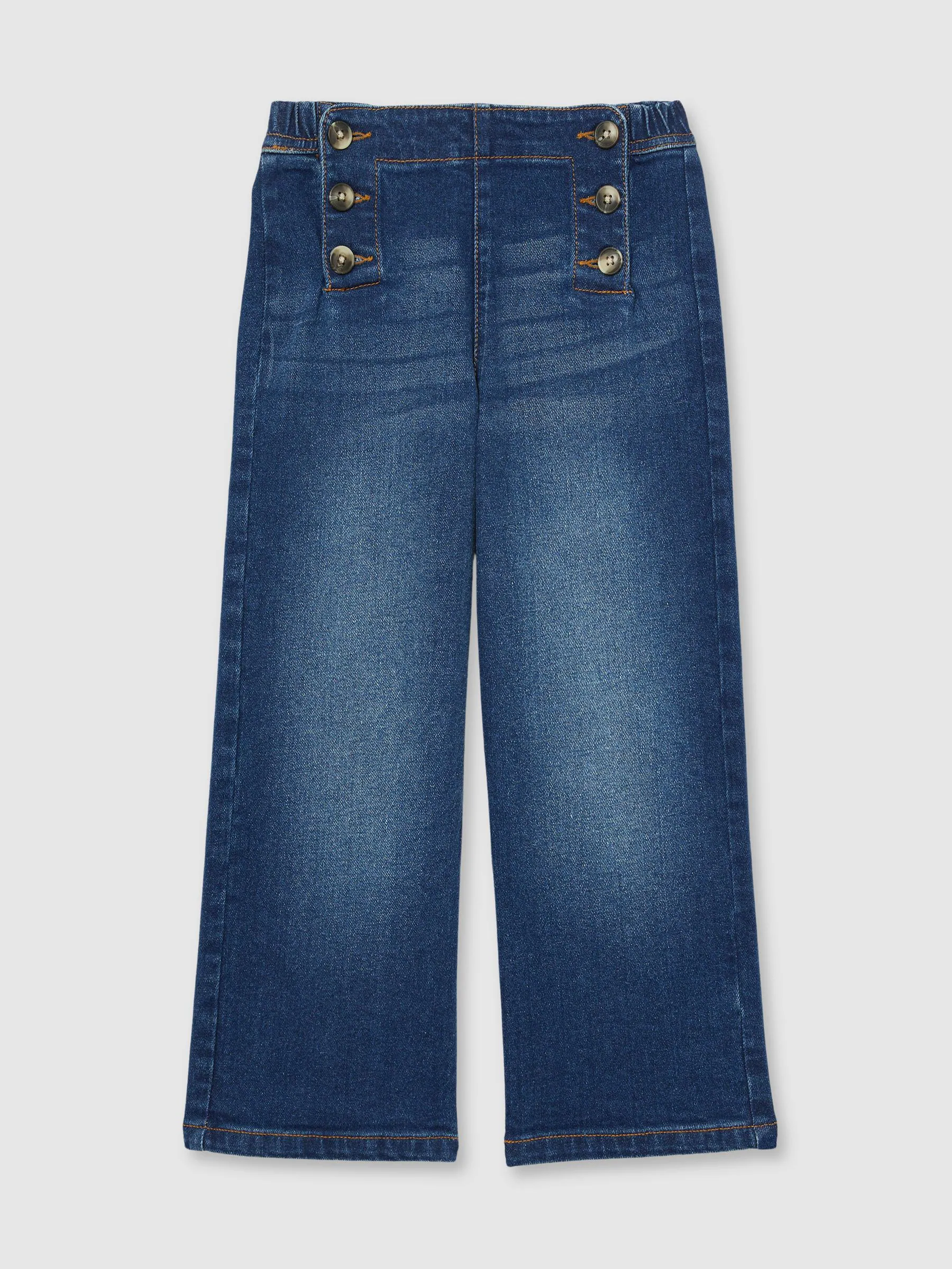 Reiss Carmelle Straight-Leg Sailor Jeans