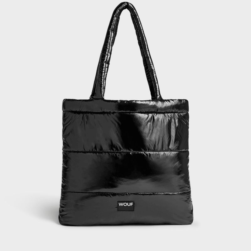 Sac shopping Tote Bag 38 cm Black Glossy