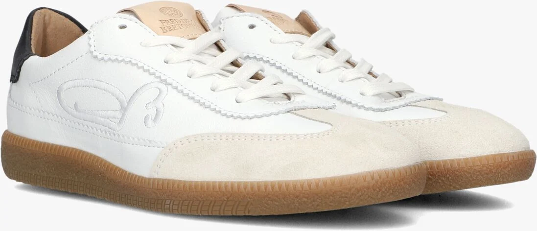 FRED DE LA BRETONIERE witte fred de la bretoniere lage sneakers pearl sign