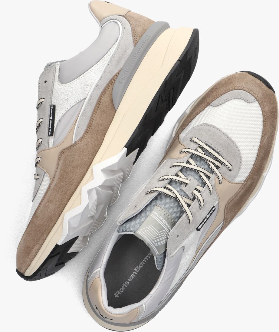 FLORIS VAN BOMMEL taupe floris van bommel lage sneakers sfm-10155