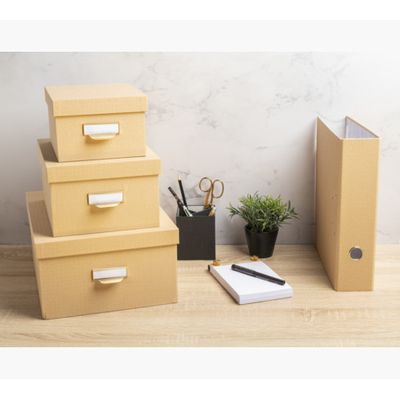Exacompta OfficeByMe - Classeur à levier - Dos 80 mm - A4 - beige