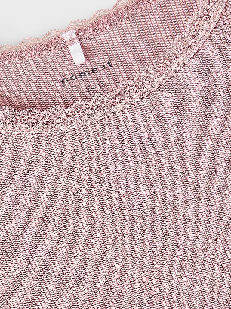 NAME IT Mädchen Langarmshirt NMFKAB rosa