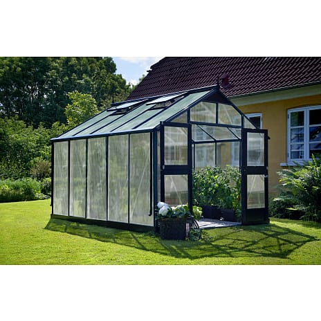 Juliana Premium drivhus - Antracit