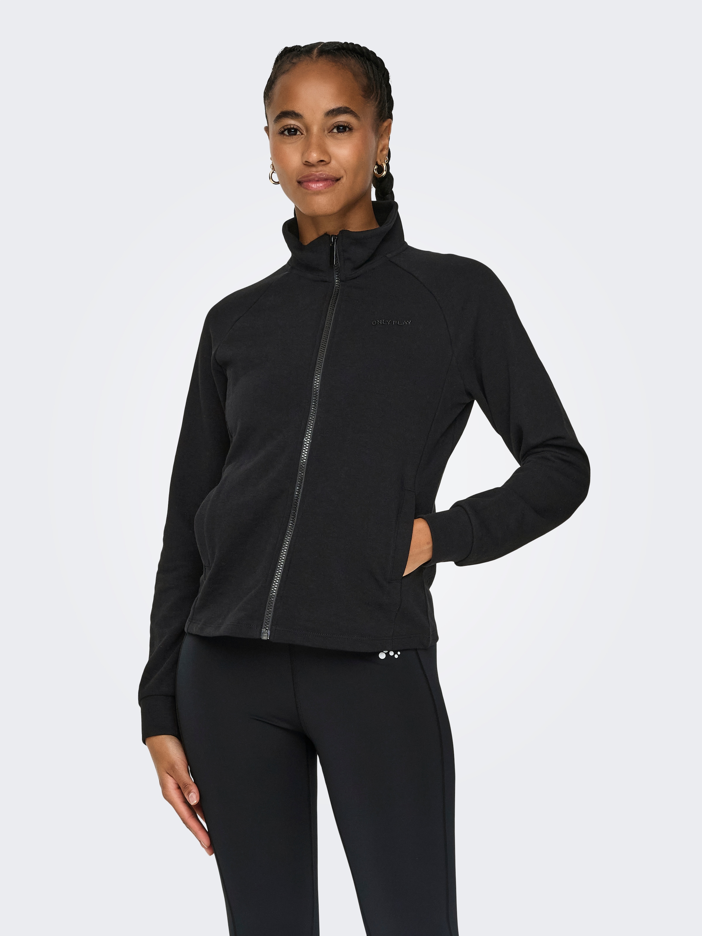 ONLY Play Sweatjacke »ONPMELINA LS HN ZIP SWT NOOS«