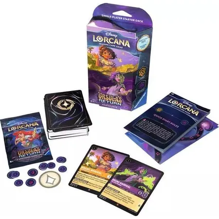 Ravensburger Disney Lorcana: Ursula's Return - Starter Deck Amber and Amethyst (Englisch)