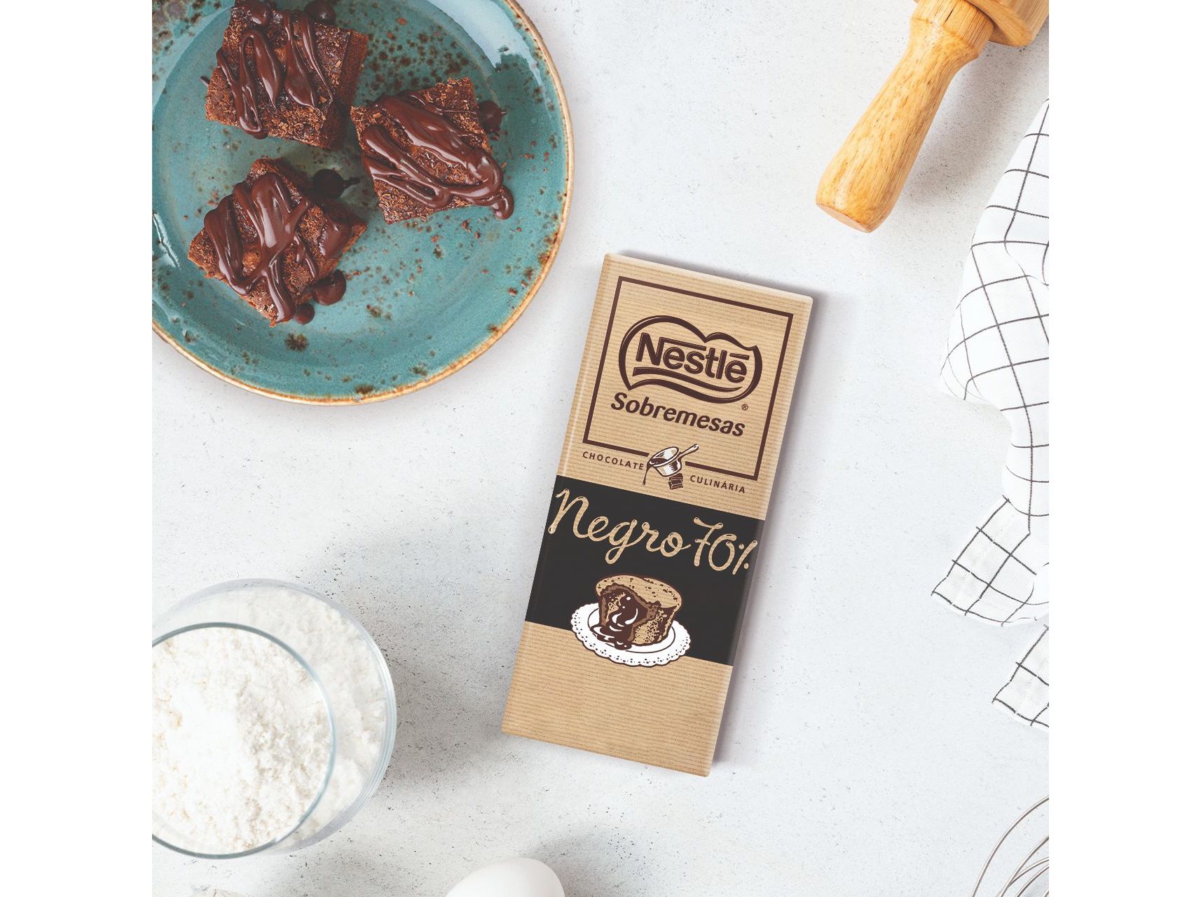 TABLETE NESTLÉ SOBREMESAS CULINÁRIA 70% CACAU 170G