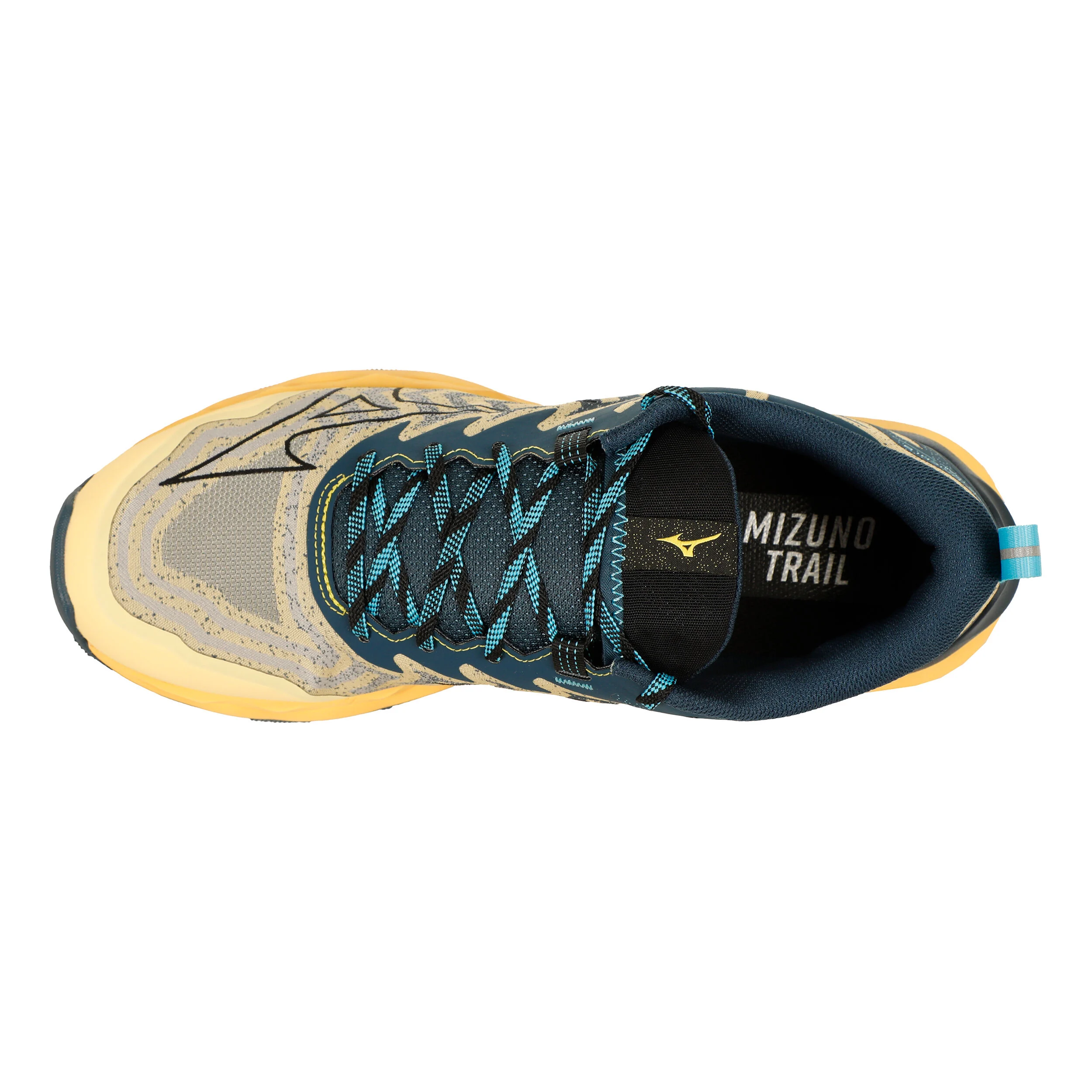 Mizuno Wave Daichi 8 Chaussure Trail Hommes - Jaune , Noir
