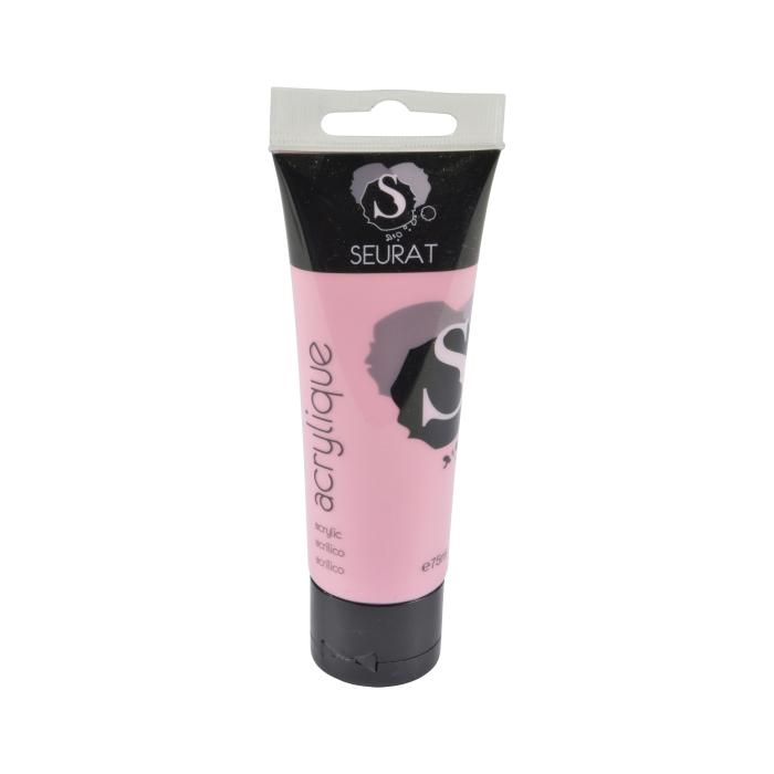 PEINTURE ACRYLIQUE TUBE 75ML ROSE