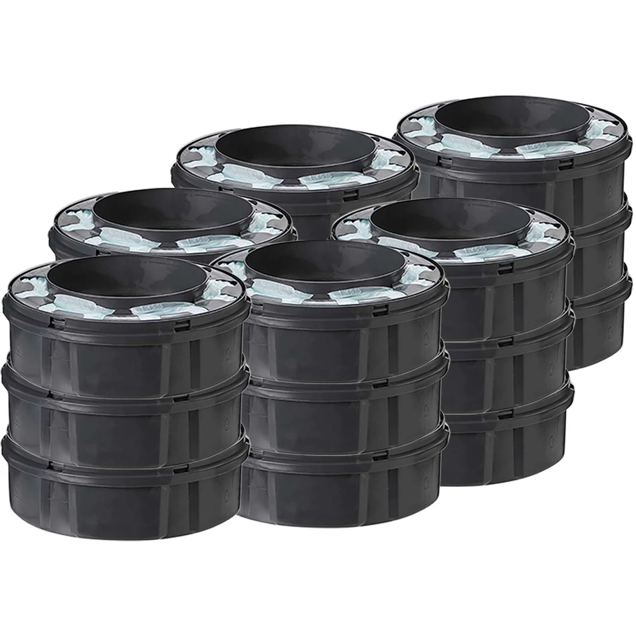 Tommee Tippee Twist & Click Advanced Windeleimer, inkl. 19 Kassetten mit nachhaltig gewonnenem, antibakteriellem Greenfilm in weiß