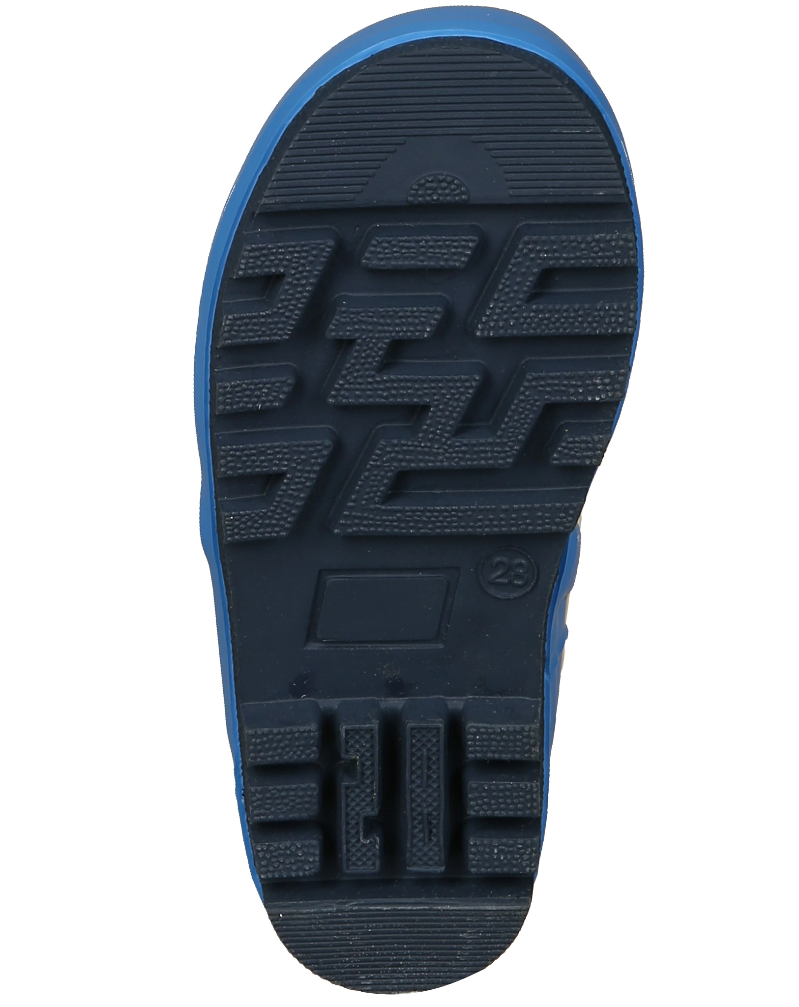 Gummistiefel PASPEL gefüttert in navy/leuchtgrün