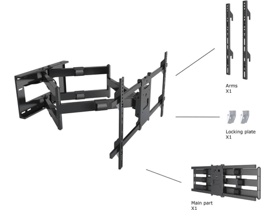 MULTIBRACKETS - Support mural KC-MB-SDB6546