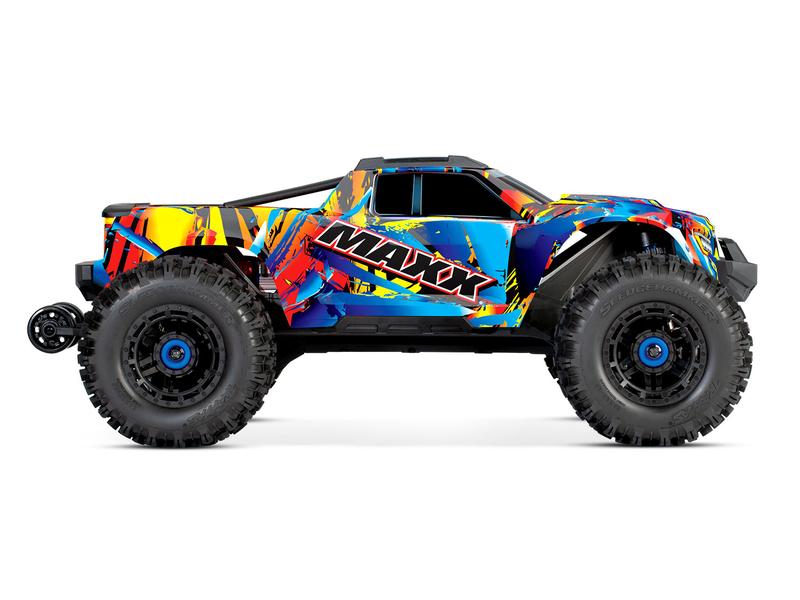 Traxxas Monster Truck WideMaxx Rock`n Roll ARTR 1:10 Verbreiterte Version des 4WD Brushless Truck «Maxx»
