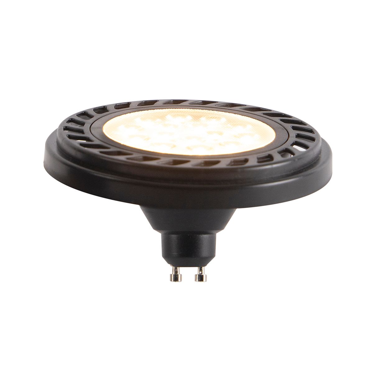 Set van 6 dimbare buiten grondspots zwart IP65 incl LED - Delux Honey