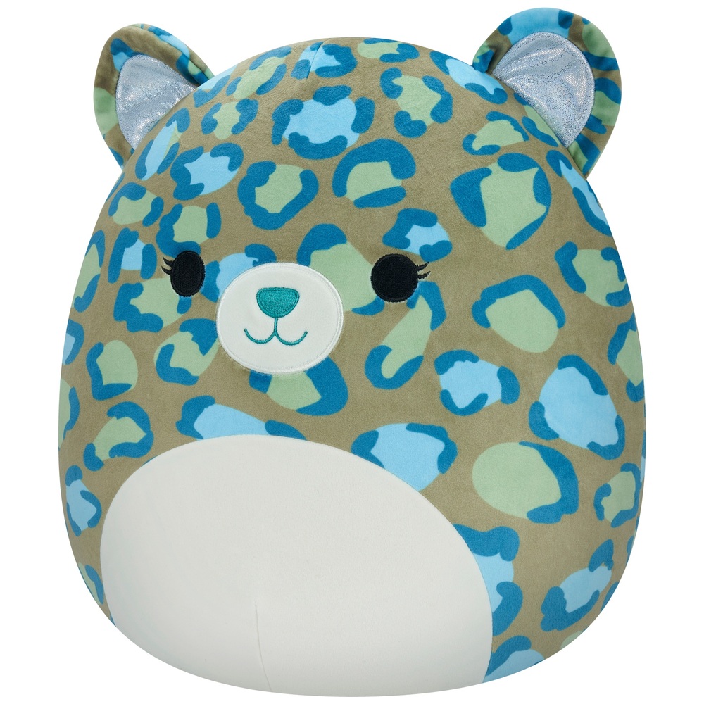 Original Squishmallows 30cm Enos der dunkelgrüne Leopard Plüschtier