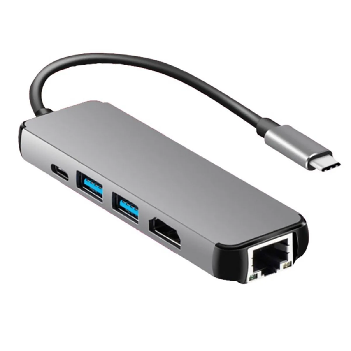 Wewoo USB-C Hub - HDMI + Ethernet