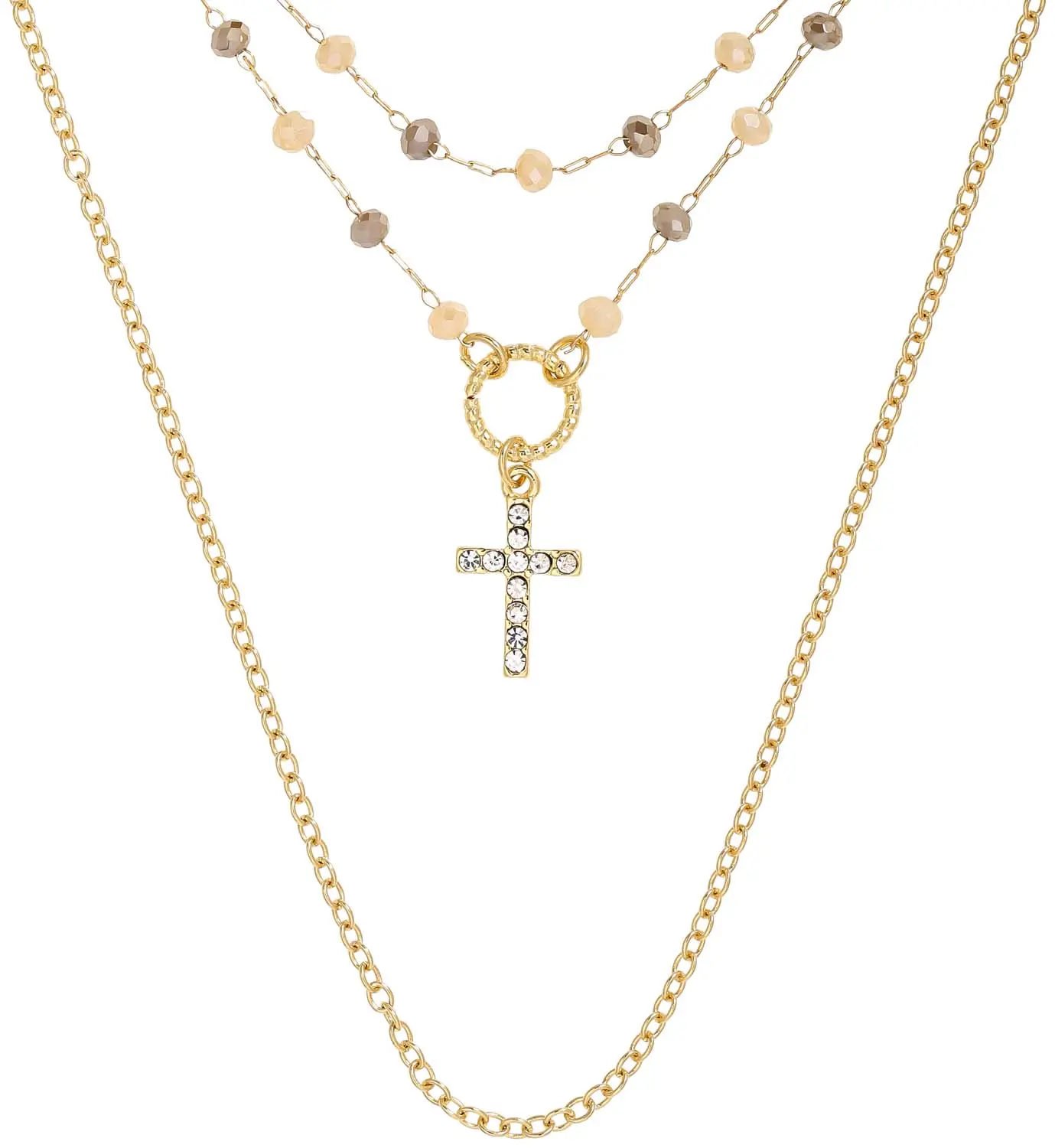 Layering Kette - Gleaming Cross