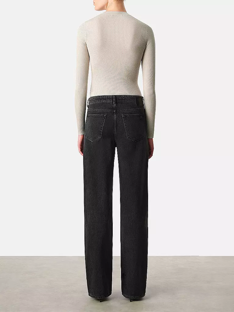 DRYKORN Jeans Wide Leg MEDLEY schwarz