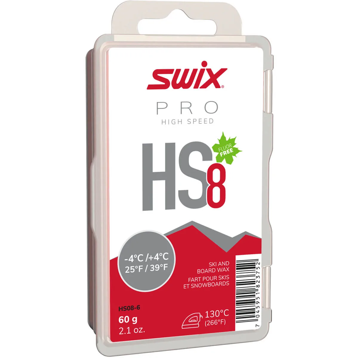 Swix HS8 Red, -4°C/+4°C, 60g Nocolour