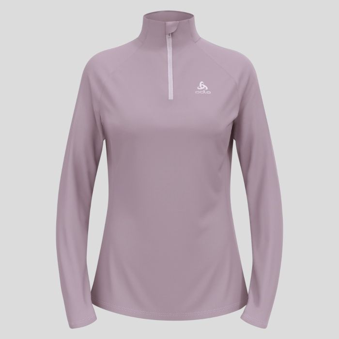 Odlo Dame Trøjer Essentials Ceramiwarm Mid Layer Half Zip Lilla