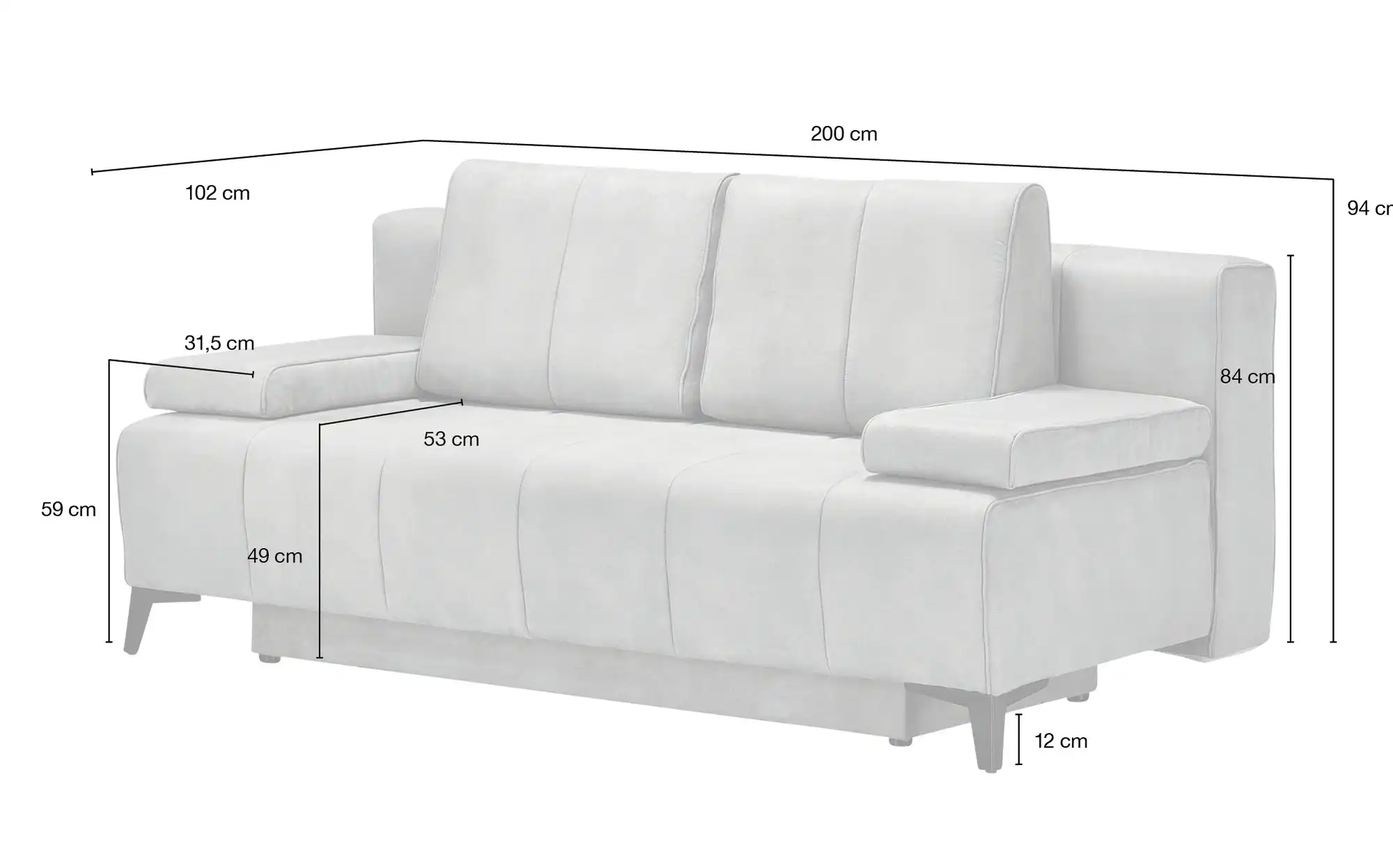 Schlafsofa Clara