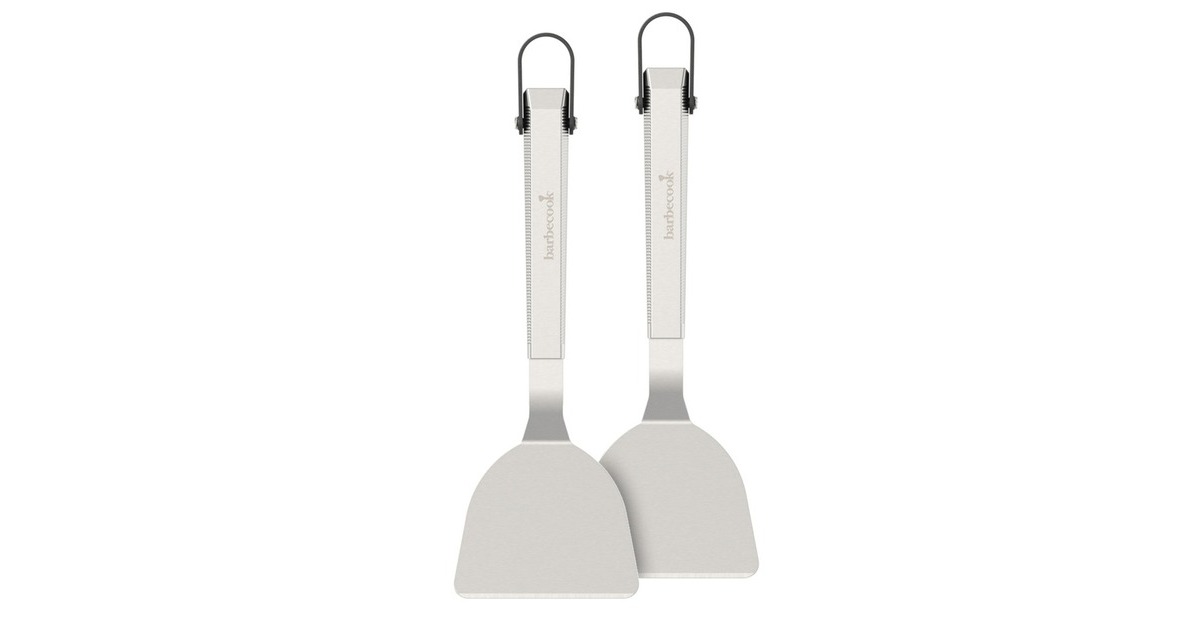 BarbecookPremium set van plancha spatels uit rvs 33cm