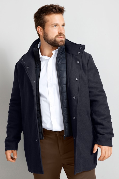 Boston Park Longjacke, Steppeinsatz Stehkragen, bis 74