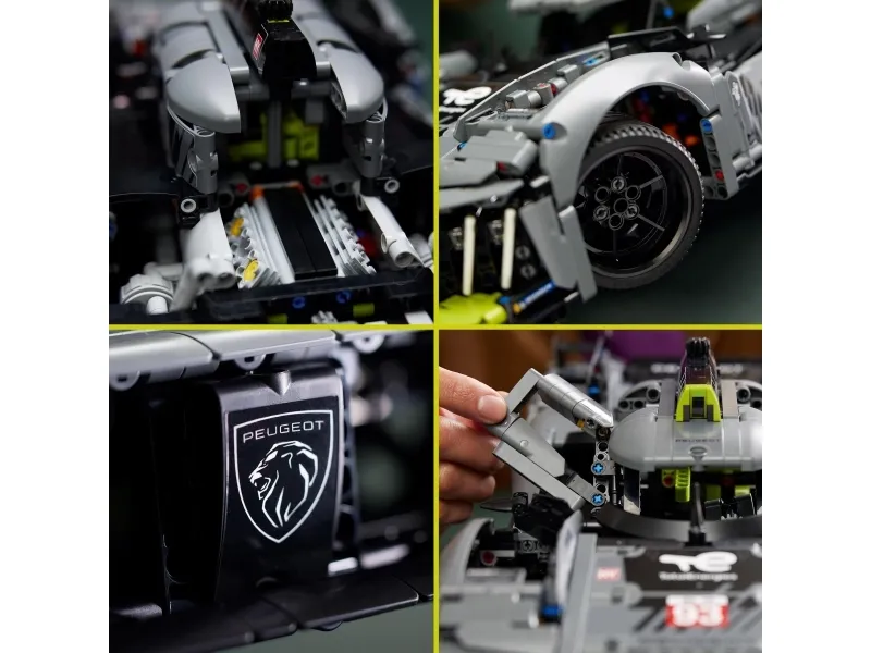 LEGO Technic 42156 PEUGEOT 9X8 24H Le Mans Hybrid Hypercar