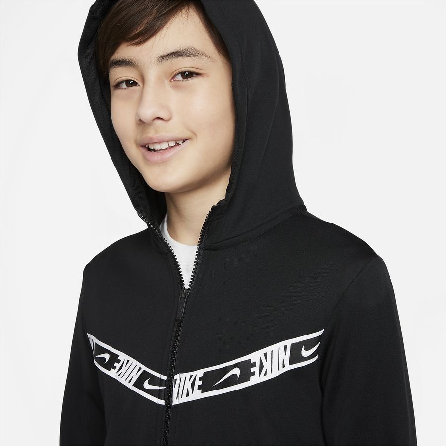 Nike Sportswear Sweat à Capuche - Noir/Blanc Enfant