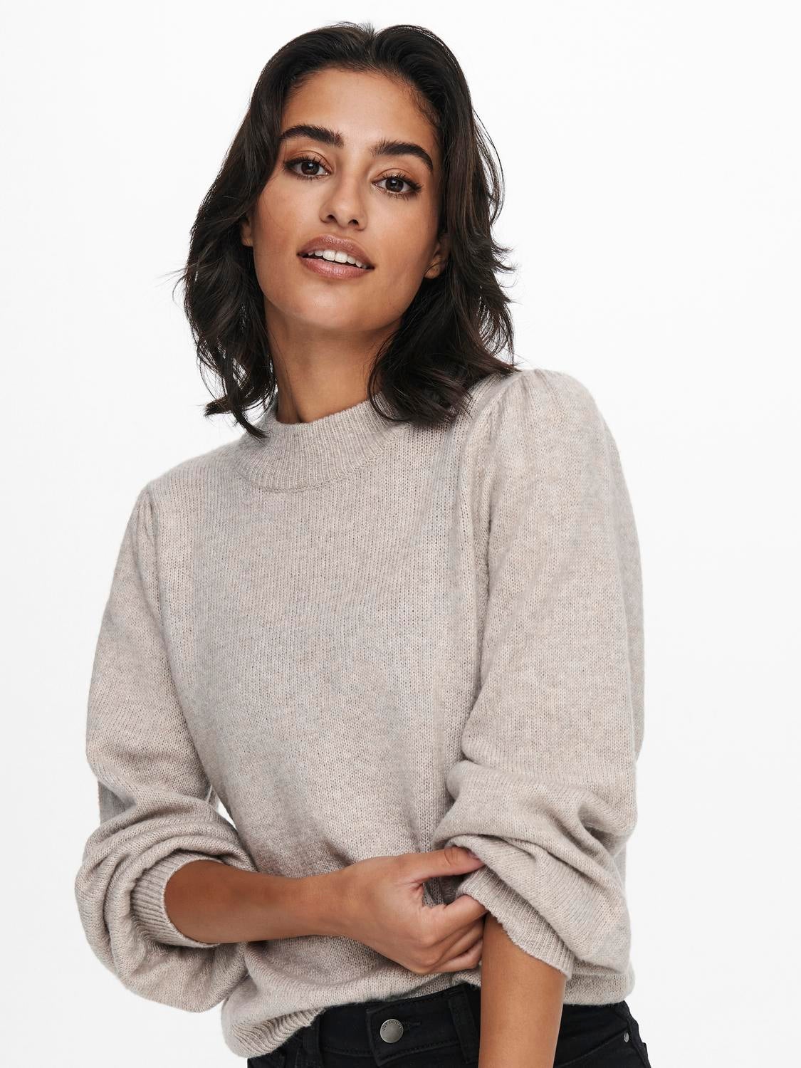 JDYRUE Strickpullover Chateau Gray