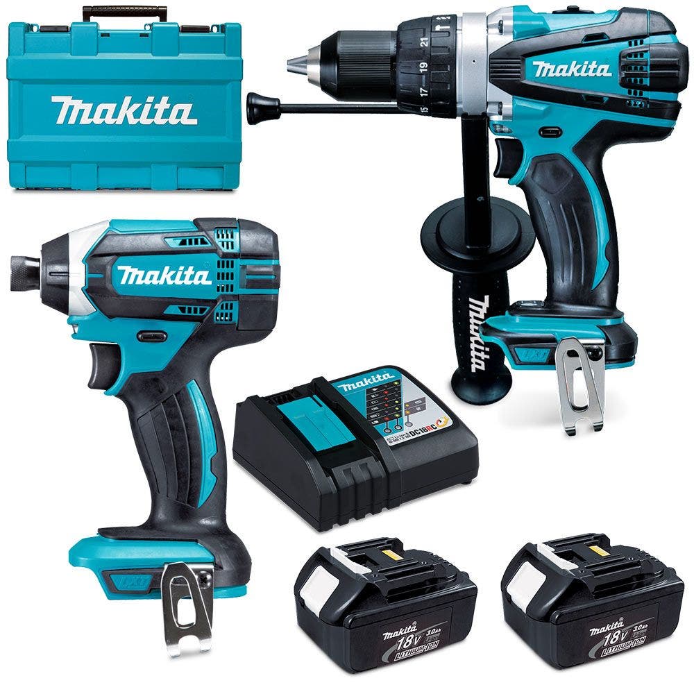 Kit combinado MAKITA 18V 2 peças 2 x 3,0Ah DLX2145