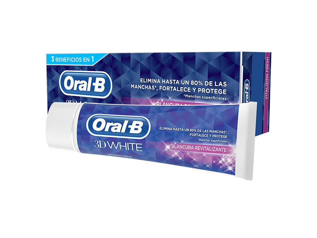 PASTA ORAL-B DENTÍFRICA 3D WHITE REVITALIZANTE 75ML