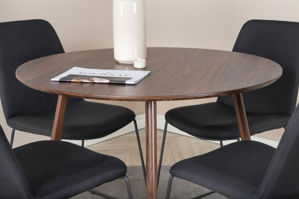 Eettafel Vemb Ø100 cm walnoot