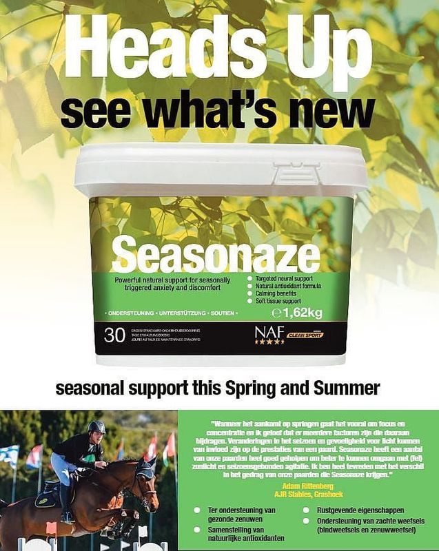 NAF - Seasonaze - 1.62 kg - Voedingsondersteuning voor Paarden