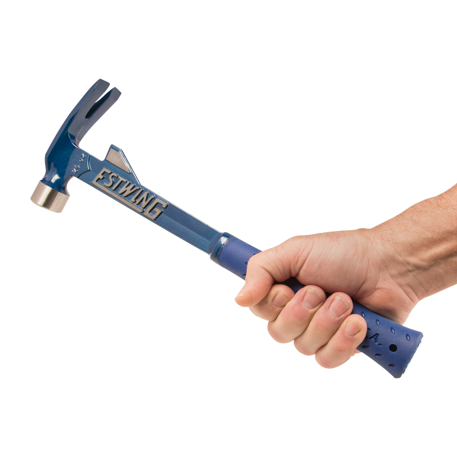 Estwing rechte klauwhamer - vinyl handgreep - 615 gram kopgewicht, met slooptand