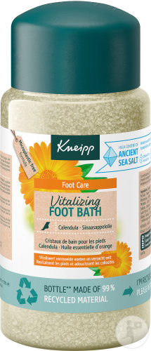 Kneipp Vitalizing Cristaux De Bain Pour Les Pieds Calendula Et Huile Essentielle Orange 500g