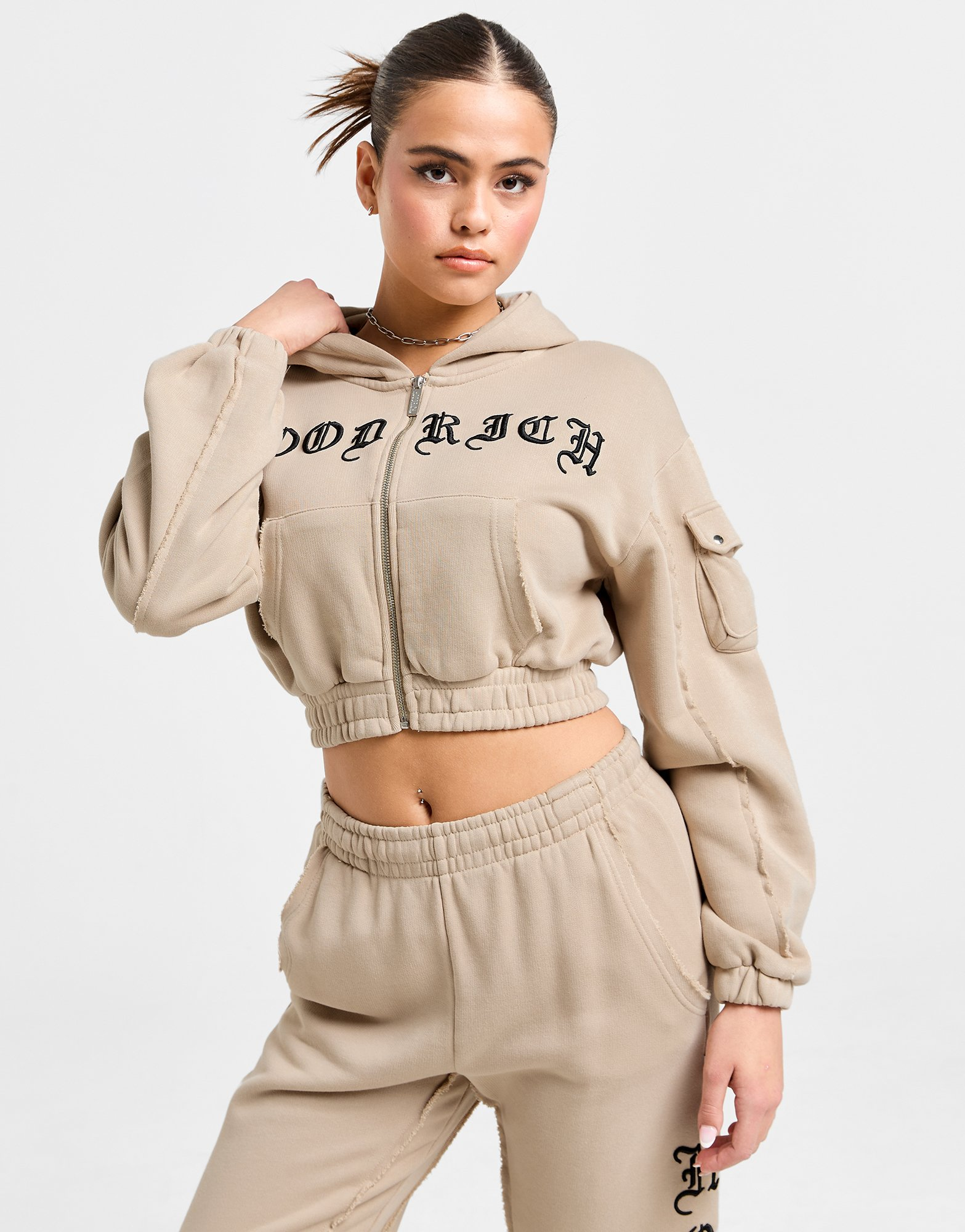 Hoodrich Sweat à Capuche Zippé Dusk Femme