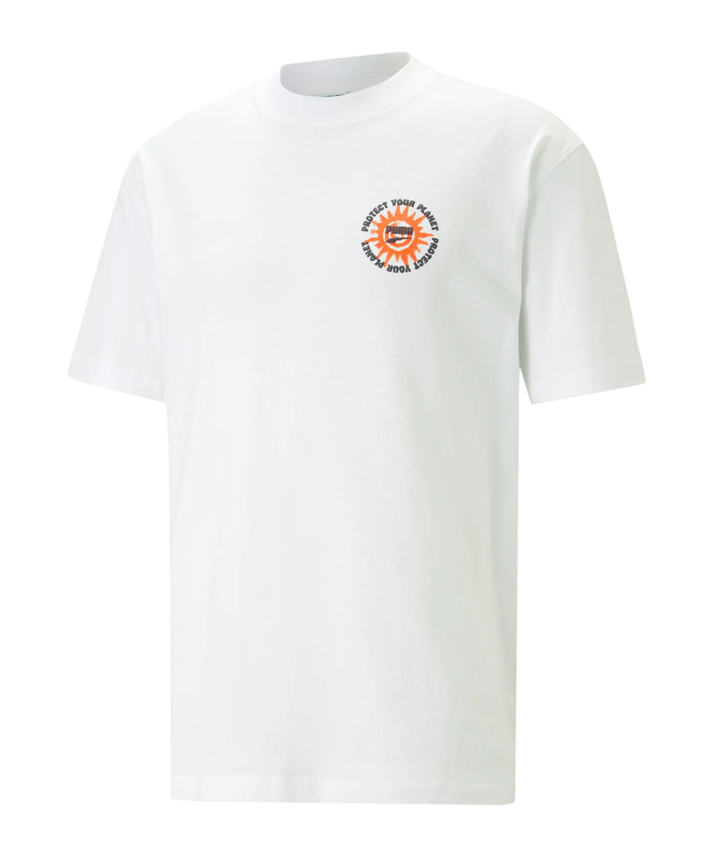 PUMA DOWNTOWN Graphic T-Shirt Weiss F02