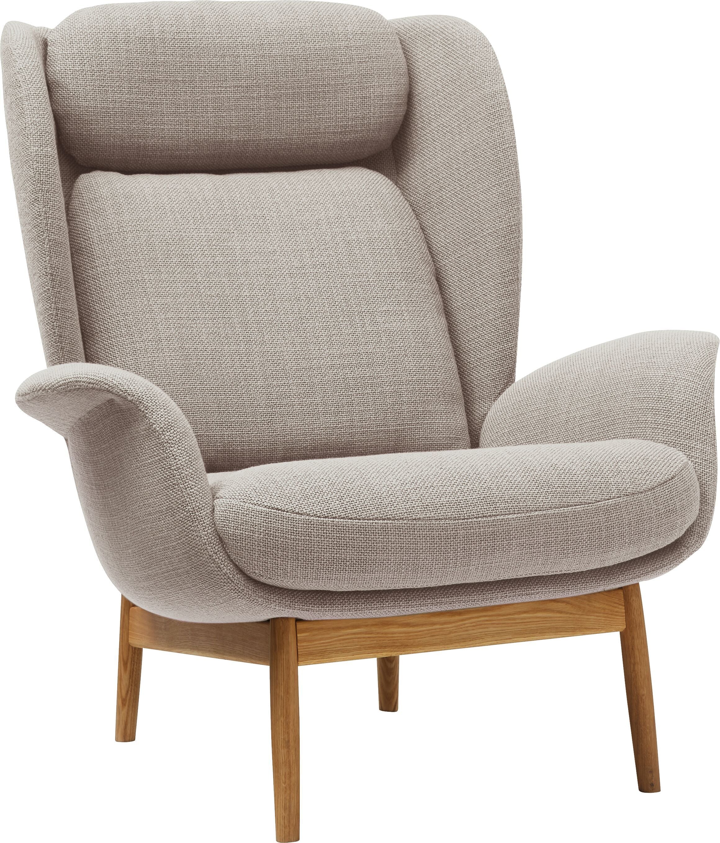 FRITZ Hocker - Beige / B: 93.0 cm x T: 90.0 cm x H: 102.0 cm